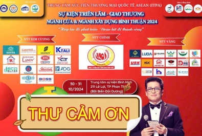 THƯ CẢM ƠN QUÝ KHÁCH HÀNG VÀ QUÝ ĐỐI TÁC ĐÃ ĐẾN THAM DỰ SỰ KIỆN