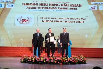 Thương hiệu Hàng Đầu ASEAN 2022 gọi tên NHÔM KÍNH THANH BÌNH
