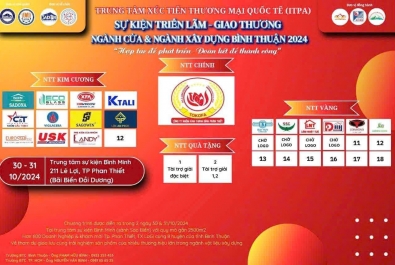 SỰ KIỆN LỚN TẠI TỈNH BÌNH THUẬN CHƯƠNG TRÌNH XÚC TIẾN THƯƠNG MẠI NGÀNH VẬT LIỆU XÂY DỰNG